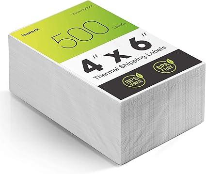 Inateck — 500 étiquettes expédition 100×150 mm